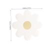 VALICLUD Flower Party Plates 20pcs Disposable Paper Plates Thanksgiving Dinnerware view 2