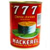 777 Mackerel in Natural Oil (Value Pack of 8 x 15 Oz Cans) Salt Added, Premium Quality Mackerel Tin Fish Full of Flavor 777 Brand view 1