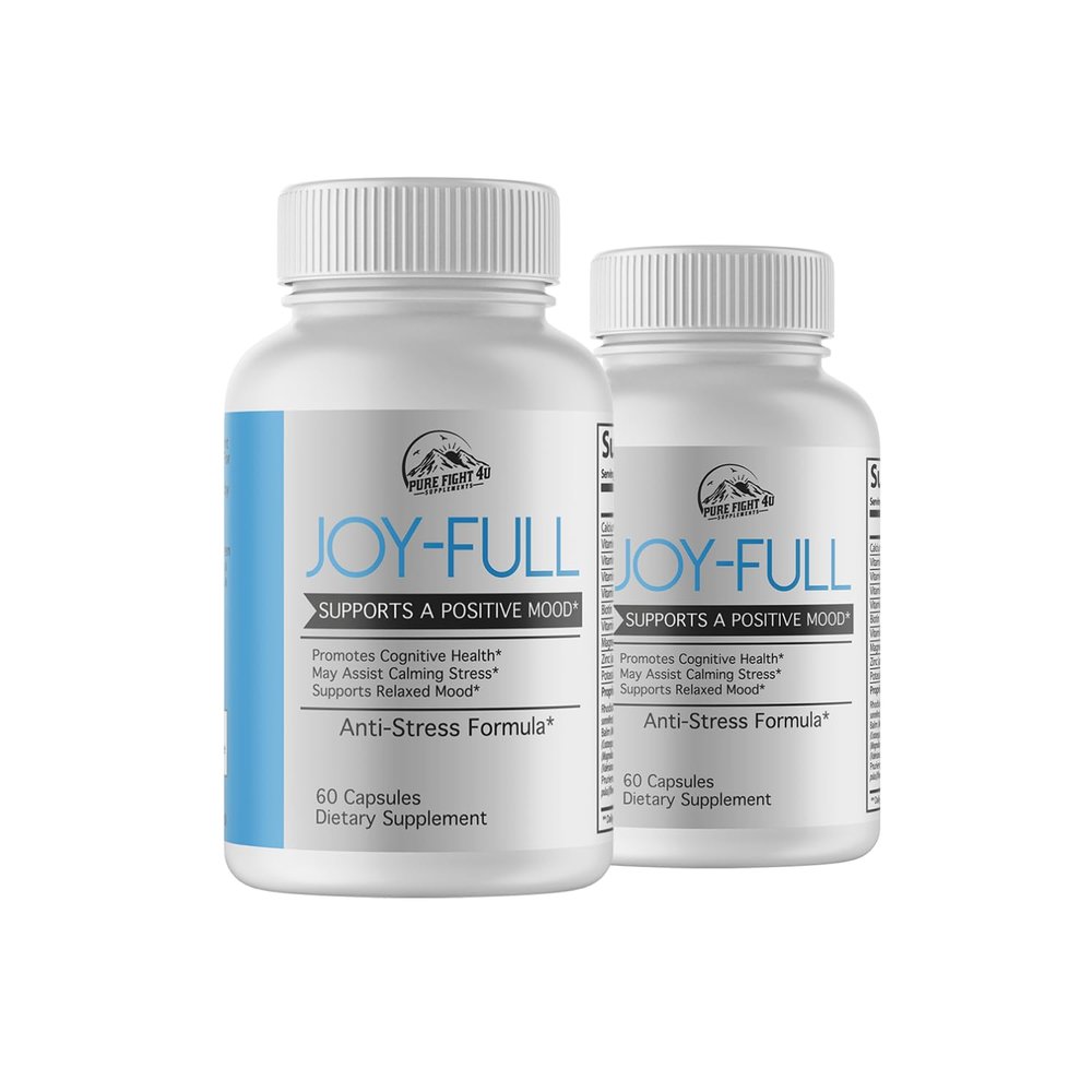 Joy-Full Supports A Positive Mood, Promotes Cognitive Health, Supports Relaxed Mood, Dietary Supplement | 2 Bottles