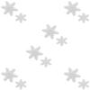 O'Creme Edible Gumpaste Cake Toppers, White Snowflakes 1 and 1.5 Inch - for Cake Decorating - Decorations for Cakes, Cupcake Toppers - Birthday, Wedding, Baby Shower - Set of 6 + 6 view 1