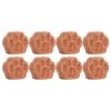 8PCS Rosewood Essential Oil Car Diffuser, Genuine Style Diffuser with Cat Shape, Simple Compact Design, Widely Compatible for Car Home Office Use view 2