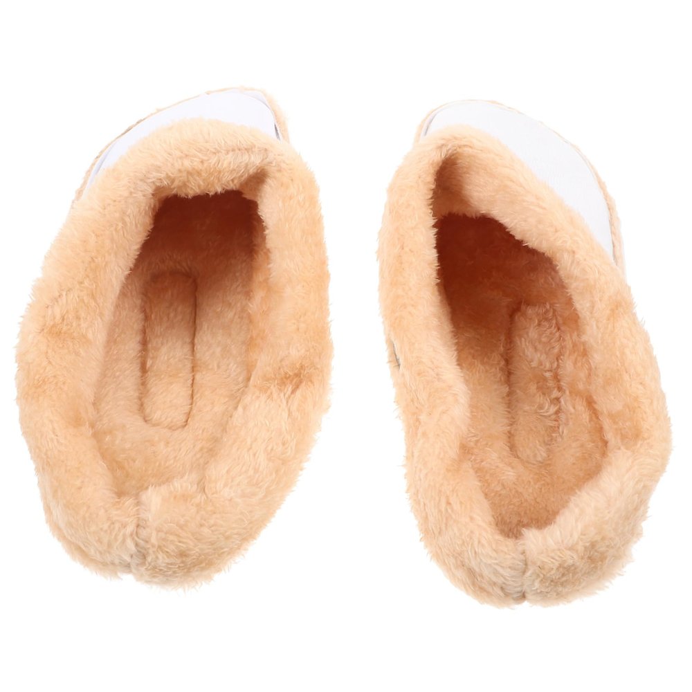 BESPORTBLE Cozy Fleece Lined Shoe Inserts Thermal Plush and Detachable for Women Men Adults and Holes