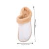 BESPORTBLE Cozy Fleece Lined Shoe Inserts Thermal Plush and Detachable for Women Men Adults and Holes view 4