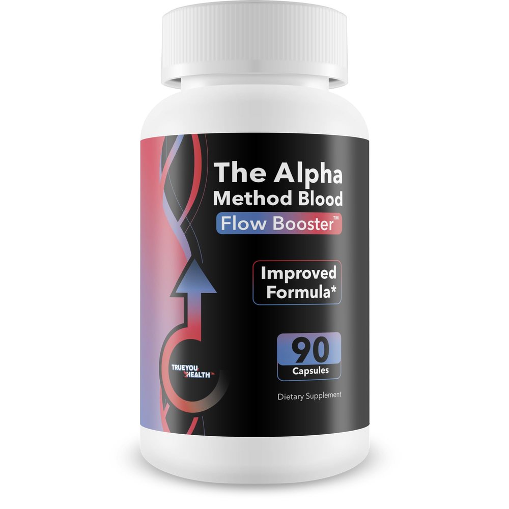 The Alpha Method Blood Flow Booster - Our Best Blood Circulation Supplements for Men - Advanced Blood Flow Supplement - Vasodilators for Men Blood Flow Optimizer - Male Blood Flow Alpha Boost