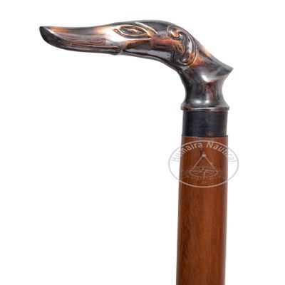 Star Nautical Walking Stick Brass Antique Dog Handle Wooden Cane 36" Rosewood Stylish Gift Brass Derby Designer Handle Cane Walking Stick Gift for Men/Cane.