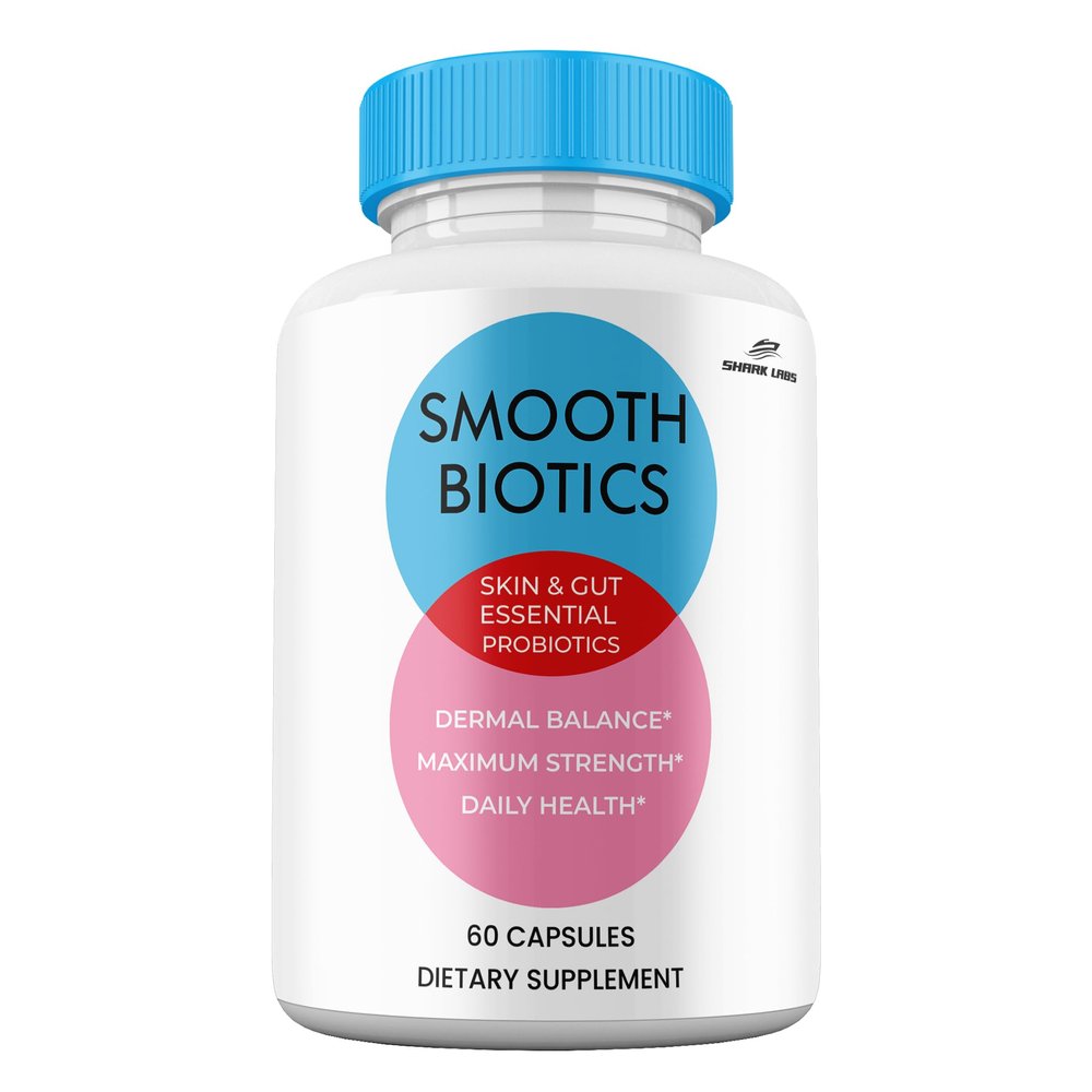 (1 Pack) Smooth Biotic Capsules, All Natural Skin and Gut Capsules, SmoothBiotic Supplement Premium Maximum Strength, 1 Month Supply