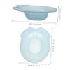 Unomor Sitz Bath Basin for Postpartum Care Comfortable Plastic Hip Bath for Pregnant Women and Seniors for Toilet Use Easy to Clean Reusable view 2