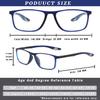 Hubeye Photochromic Reading Glasses for Men and Women TR90 Sport Reader Anti Glare UV Ray Filter Photochromic Black/Photochromic Blue/Photochromic Clear2.5 view 4