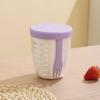 APENXIAOY Water cups, simple sealed fruit cups with forks view 1