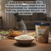 3 -Packs - Ready to Serve Basmati Rice 8.8 oz Microwavable White Basmati Rice Fully Cooked Fluffy Fragrant Ready in 90 Seconds Convenient Meal or Side Dish view 3