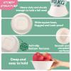 Homestockplus 48 Oz Bowls Disposable - Heavy Duty Compostable Paper Bowls, Microwave Safe Large Bowls, Ideal for Restaurant Catering, Salads, Buffets & Eco-Friendly Use - 50 Pack [White] view 3