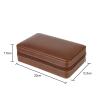 WANGHAI2024M Cigar Storage Box Cedar Wood Cigar Humidor Box Gift for Boy Friend Father PU Leather Cigar Case Storage Humidifier 4 Cigars Box Humidor Cigar Humidor view 2