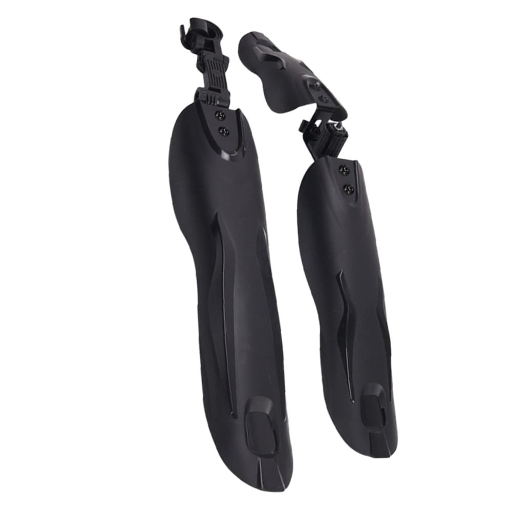 EUVAROMEX 1set Bicycle Bike Mud Guard Front Mud Guard Bike for Adult Mountain Bike Accessories Mountain Bike Parts Bike Mud Flap Bicycle Mud Guard Wheel Rear Mud Guards Plastic Black 2pcs/1303