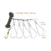 EUVAROMEX 2 Sets 5 Locks for Fishing Door Lock Multi-Function Fishing Pliers Pad Locks Fish Heavy Duty Gate Tackle Fence Door Latch Fish Tank Cast Net Digital Lock Tape Lures Fishing Buckle/1286 view 2