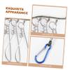 EUVAROMEX 2 Sets 5 Locks for Fishing Door Lock Multi-Function Fishing Pliers Pad Locks Fish Heavy Duty Gate Tackle Fence Door Latch Fish Tank Cast Net Digital Lock Tape Lures Fishing Buckle/1286 view 4