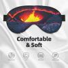 Kilauea Volcano Print Sleep Mask for Women and Men Comfortable Eye Mask for Travel Nap Night Sleeping view 3