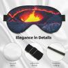 Kilauea Volcano Print Sleep Mask for Women and Men Comfortable Eye Mask for Travel Nap Night Sleeping view 4