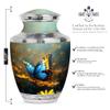 Butterfly Urn for Ashes, Cremains Ash Containers, Keepsake Urn for Human Adult Remains, Best Memorial & Thoughtful Gift for Men & Women, Combo (1Pc 10 Inch & 1Pc 3 Inch) view 2