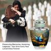Butterfly Urn for Ashes, Cremains Ash Containers, Keepsake Urn for Human Adult Remains, Best Memorial & Thoughtful Gift for Men & Women, Combo (1Pc 10 Inch & 1Pc 3 Inch) view 3