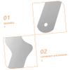 SHINEOFI Aluminium Sock Shaping Board for Sublimation Space-Saving Design for Boy Girl's Socks Heat Transfer Accessory for DIY Printing view 3