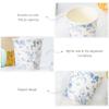 Crisky 6oz Paper Cups Dixie Cup[300 Pack], Disposable Bathroom Cups, Elegant Blue Floral Small Mouthwash Cup, Hot/Cold Beverage Coffee, Dessert for Birthday Parties, Home-use, Picnics, Ceremonies view 2