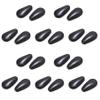 10 Pairs Soft Silicone Air Chamber Eyeglasses Nose Pads for Plastic Frame Eye Glasses Nose Pads Non Slip Black Glasses Nose Grips view 1