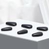 10 Pairs Soft Silicone Air Chamber Eyeglasses Nose Pads for Plastic Frame Eye Glasses Nose Pads Non Slip Black Glasses Nose Grips view 3