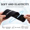 7STROBBS Thin Breathable Insoles for Men, Lightweight Replacement Cushion Shoe Inserts for Sneakers Work Shoes, Soft Sweat Absorbing Innersole Shoe Pads, Black U11/12 view 3
