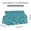 Swimming Pool Water Tissue Box Cover Rectangle Modern PU Leather Tissue Holder Farmhouse Napkin Holders Decorative Tissues Box Holder for Bathroom Kitchen Office Bedroom Dresser view 3