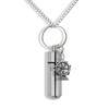 Ferris Wheel Cremation Urn Pendant-Stainless Steel Urn -Remembrance Necklace-Caring Ferris Wheel Necklace view 1
