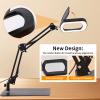 10X Magnifying Glass with Light and Stand: 2-in-1 LED Lighted Magnifier Lamp with Clamp - Hands Free Magnifying Glasses Desk Lamp for Reading Close Work Painting Craft Hobby view 4