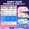Kids Sleep Gummies, NO Melatonin Sleep Aid Gummies w/ Magnesium Glycinate, Magnesium Malate, L-Theanine, Lavender, B6, Zinc, D3K2 for Restful Sleep, Relax Brain & Muscle, Immune Support, Non-GMO 2Pack view 2