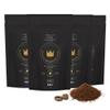 4-Pack Specialty Coffee Daily Arabica Roasted Ground in Brazil Smooth, Comforting Flavor with Notes of Chocolate, Caramel and Nuts Medium-Dark Roast, Carefully Harvested Brazilian Coffee King view 1