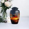 American Flag Sunset Urns for Ashes Adults, Cremation Urn for Human Ashes Adult Male, Funeral Urn for Burial, Large Adult Female Size 10 inch & 3 inch Pack of 3 view 4