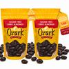 OZARK NUT ROASTERS, Sugar-Free Dark Almonds, Dark Chocolate Flavored Snacks, No Sugar Added, World-Class Gourmet Candied Nuts, Resealable Pack of 2 (12 oz) view 1