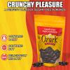 OZARK NUT ROASTERS, Sugar-Free Dark Almonds, Dark Chocolate Flavored Snacks, No Sugar Added, World-Class Gourmet Candied Nuts, Resealable Pack of 2 (12 oz) view 3