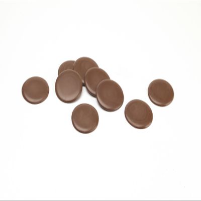 South American Milk Chocolate Discs - Luker Claro de Luna Couverture, 37% Cocoa, 22 lb Bulk Pack