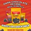 OZARK NUT ROASTERS, Dark Chocolate Pecans, Velvety Dark Chocolate Flavored Snacks, World-Class Gourmet Candied Nuts, Resealable Pack of 2 (14 oz) view 4