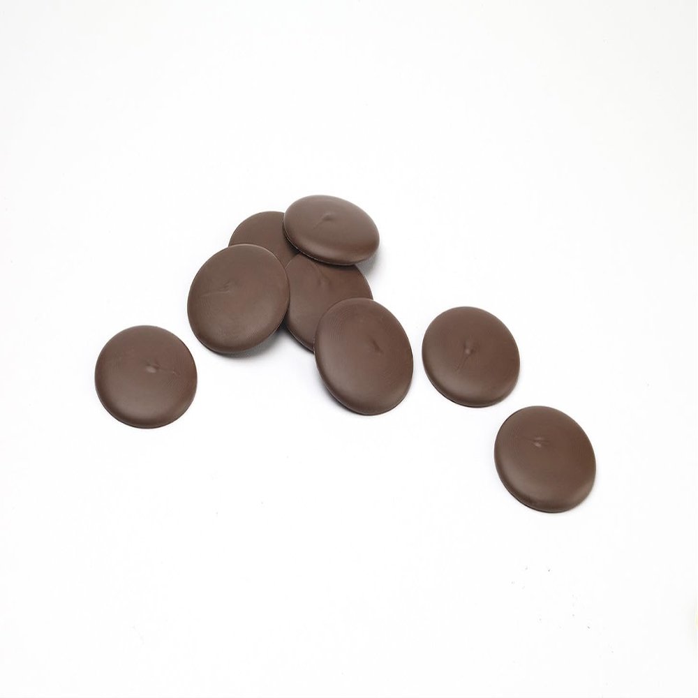 Luker Dark Chocolate Couverture Discs, 61% Cocoa - 22 lb, Premium South American Cocoa