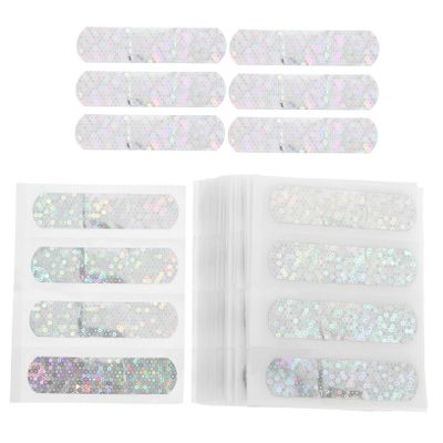 100pcs Glitter Adhesive Bandages Breathable Protectors for Home and Travel for Cuts and Abrasions and Convenient First Aid