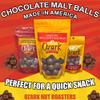OZARK NUT ROASTERS Chocolate Malt Balls, Gourmet Malted Candy Snack, Rich Chocolate Flavor, Resealable 14 oz Bag, Pack of 2 view 4