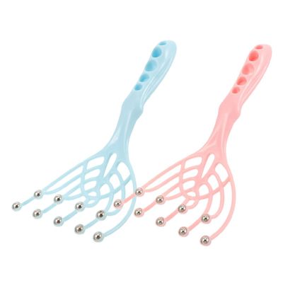 PACKOVE 2pcs Extendable Back Scratcher and Scalp Massager Fingers Claws Hair Massager Tool Japanese Spa Equipment for Head and Shoulder