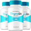 Thyrolin Thyroid Support Supplement Capsules - Maximum Strength, Thy Rolin All Natural Supports Overall Health and Wellness, Advanced Formula Reviews (3 Pack) view 1