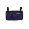SKISUNO Wheelchair Side Bag with Spacious Pockets Armrest Organizer Pouch for Daily Use Heavy-Duty Storage for Wheelchairs and Walkers view 2