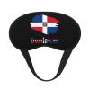 Funny Text Dominican-Republic Flag Sleep Mask for Men Women Soft Skin-Friendly Eye Cover Airplane Travel Essentials Night Sleeping view 1