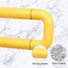 Grab Rails,Bathroom Safety Grab Bar, Wall Mount Anti Slip Shower Grip Handle, Stainless Steel Toilet Handrail, Bathtub Handrail for Elderly Seniors, D view 3