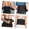 PACKOVE Men Lumbar Back Support Belt Workout Waist Trainer for Women Abdominal Brace Widen Waist Band Back Brace for Men view 3