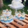 40Pcs Edible Airplane Cupcake Toppers Wafer Paper Animal Birthday Decorations Cupcake Toppers for Kids Boys Girls Cute Animal Theme Baby Shower Kids Boys Party Decorations view 3