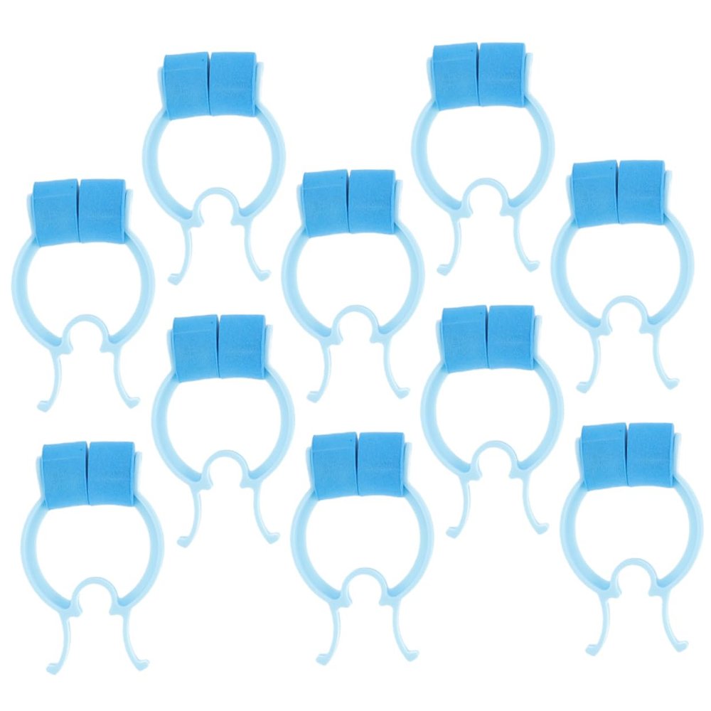 HOODANCOS 16pcs Breathing Exercise Clip Nose Bleed Stoppers Professional Nasal Clip Nose Nasal Stopper Portable Plug