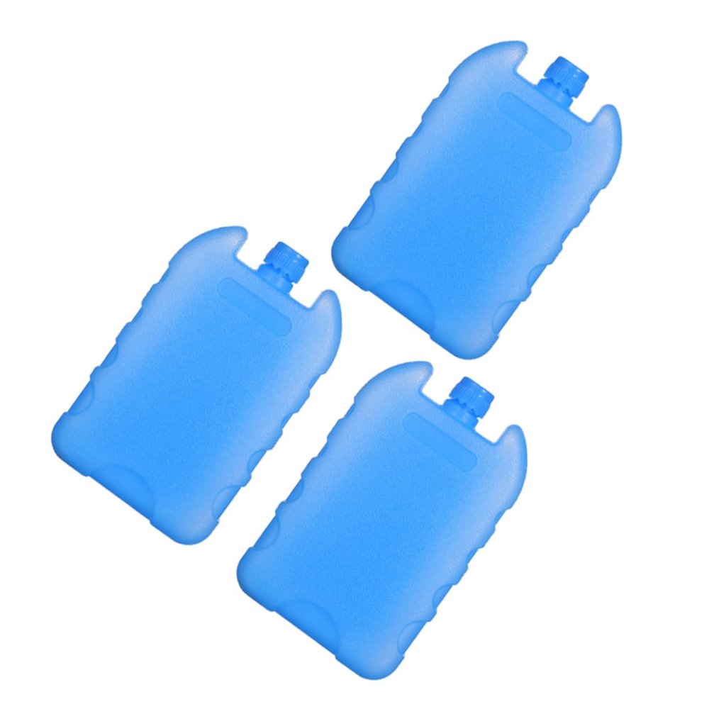 Abaodam 3pcs Reusable Ice Packs Portable Freezer Packs for Coolers for Air Conditioner Fans Lightweight and Break-Resistant Design for Outdoor Use